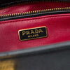 Prada Bicolor Saffiano Double Turn Lock Top Handle Bag Secondhand