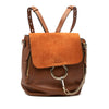 Chloé Medium Calfskin and Suede Faye Backpack Secondhand
