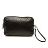 Prada Soft Calf Logo Wristlet Clutch Secondhand