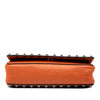 Valentino Pebbled Calfskin Rockstud Clutch on Chain Secondhand