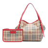 Burberry Small Haymarket Check Coated Canvas Canterbury Tote Secondhand