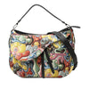 Dior Kenny Scharf Printed Canvas Soft Saddle Satchel Secondhand