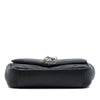 Saint Laurent Baby Chevron Sheepskin Monogram Classic Punk Chain Bag Secondhand