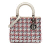 Dior Medium Woven Lambskin and Tweed Lady Dior Secondhand