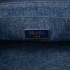 Prada Denim Canapa Logo Tote Secondhand