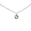Gucci Sterling Silver Interlocking G Pendant Necklace Secondhand