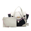 Versace Suede and Goatskin Signature Satchel Secondhand
