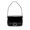 Prada Spazzolato Leather Flap Shoulder Bag Secondhand