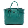 Prada Glace Calf Twin Pocket Double Handle Satchel Secondhand