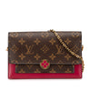 Secondhand Louis Vuitton Monogram Flore Wallet On Chain