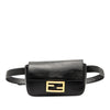Fendi Leather FF Logo Baguette Belt Bag Secondhand