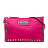 Prada Tessuto Studded Etiquette Shoulder Bag Secondhand