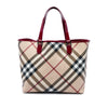 Burberry Supernova Check Coated Canvas Tote Secondhand