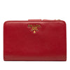 Prada Saffiano Bifold Compact Wallet Secondhand
