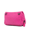 Secondhand Bottega Veneta Small Calfskin Intrecciomirage Embossed Butterfly Chain Crossbody