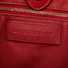 Burberry Small Leather Trimmed Haymarket Check Coated Canvas Canterbury Tote Secondhand