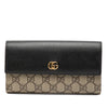 Gucci Bicolor GG Marmont GG Supreme Continental Wallet Secondhand