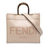 Fendi Medium Leather Sunshine Shopper Tote Secondhand