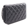 Chanel CC Quilted Aged Calfskin Tassel Wallet On Chain Secondhand