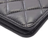 Chanel CC Quilted Aged Calfskin Tassel Wallet On Chain Secondhand