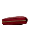 Celine Quilted Leather C Charm Zip Wallet Coin Case Secondhand