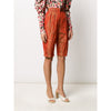 Jean Paul Gaultier Orange Silk Bermuda Shorts - '90s Second hand