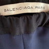 Balenciaga Blue Wool Stretch Pants - 2000s Second hand