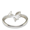 Platinum Diamond Bow Ring - '10s Second-hand