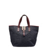 Denim Leather Tote Bag - '10s Second-hand