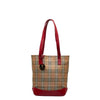 Haymarket Check Canvas Bucket Tote - '10s Second-hand