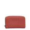 Intrecciato Leather Zip Around Wallet - '10s Second-hand