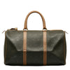 Honeycomb Leather Travel Bag - '10s Second-hand