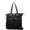 Saffiano-Trimmed Tessuto Double Pocket Tote - '10s Second-hand