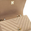 Secondhand Chanel Small Chevron Caviar Statement Flap