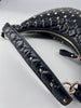 Valentino Garavani Rockstud Bow Double Zip Wristlet Clutch Leather