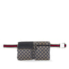 Gucci GG Canvas Web Double Pocket Belt Bag Secondhand