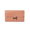 Secondhand Hermès Constance To Go Wallet in Gold Epsom Leather with Gold Hardware - '20s