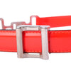 Secondhand Gucci Orange Patent Leather Horsebit Chain Belt 