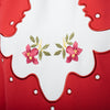 Secondhand Vivetta Red Mini Dress with Decorative Details - '10s