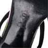 Secondhand Lerre Floral Print Rhinestone High-Heel Sandals - '00s