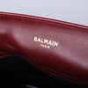 Secondhand Balmain Medium Anthem Leather Shoulder Bag Burgundy - '20s