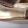 Secondhand Gucci by Tom Ford Gold Leather Tiger Head Sandals - '00s