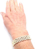 Secondhand Cartier Maillon Panthere Diamond Five-Row Link Gold Bracelet - '20s