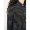 Romeo Gigli Black Pinstriped Shirt - '90s Second hand