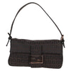 Secondhand Fendi Baguette Brown Canvas Bag