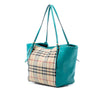 Burberry Small Haymarket Check Canvas and Leather Canterbury Tote Secondhand