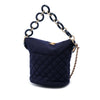 Chanel Paris Hamburg Quilted Wool Coco Sailor Charms Bucket Bag Secondhand