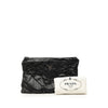 Prada Calfskin Diamond Pleated Clutch Secondhand