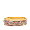 Louis Vuitton Gold Plated Enamel Monogram Confidential Hinge Bracelet M Secondhand