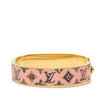 Louis Vuitton Gold Plated Enamel Monogram Confidential Hinge Bracelet M Secondhand